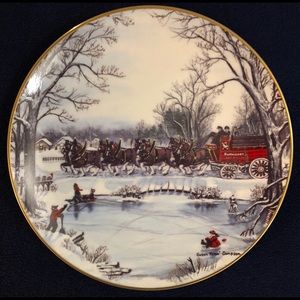 Budweiser Famous Clydesdale's Plate